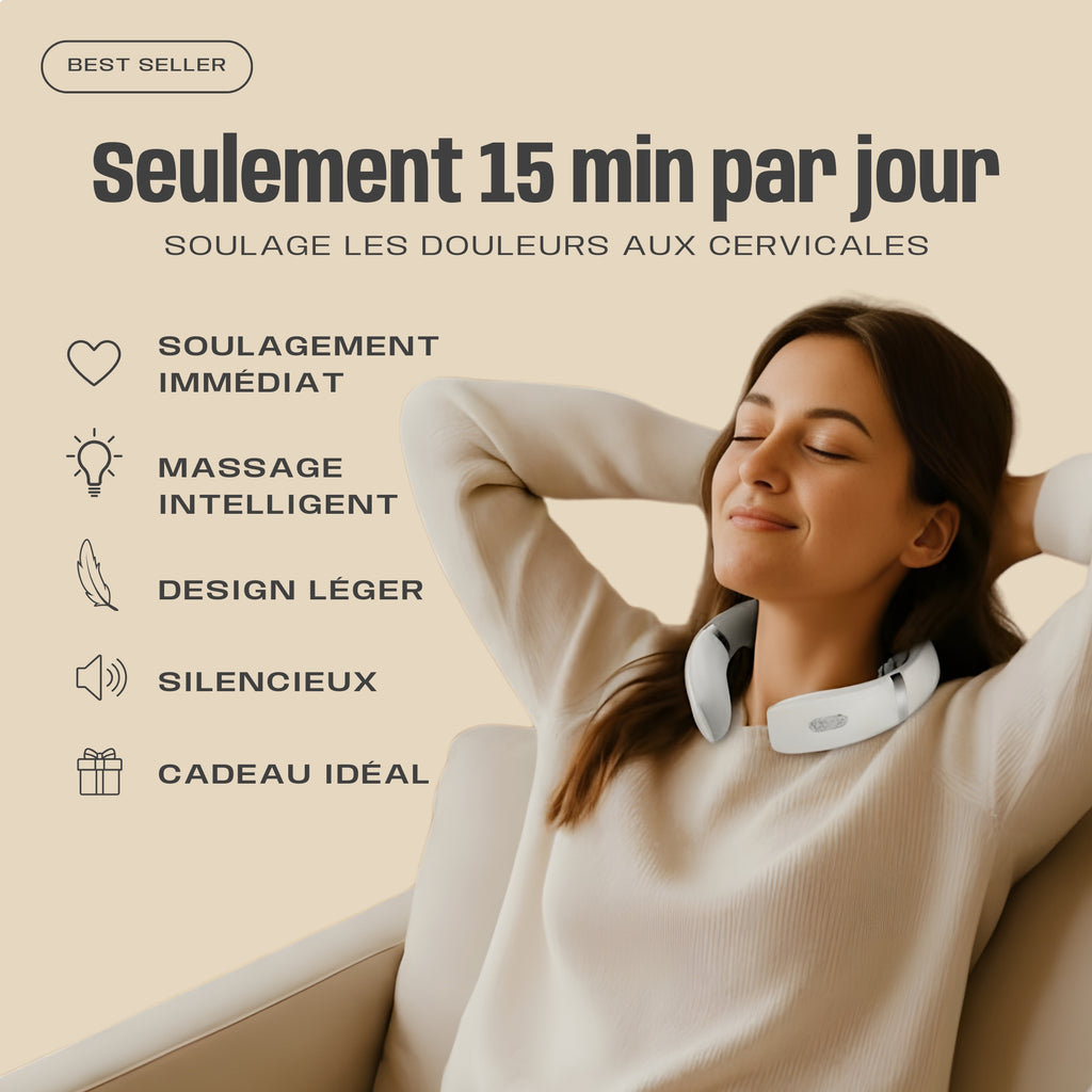 Coufy™ – Masseur de cou portable