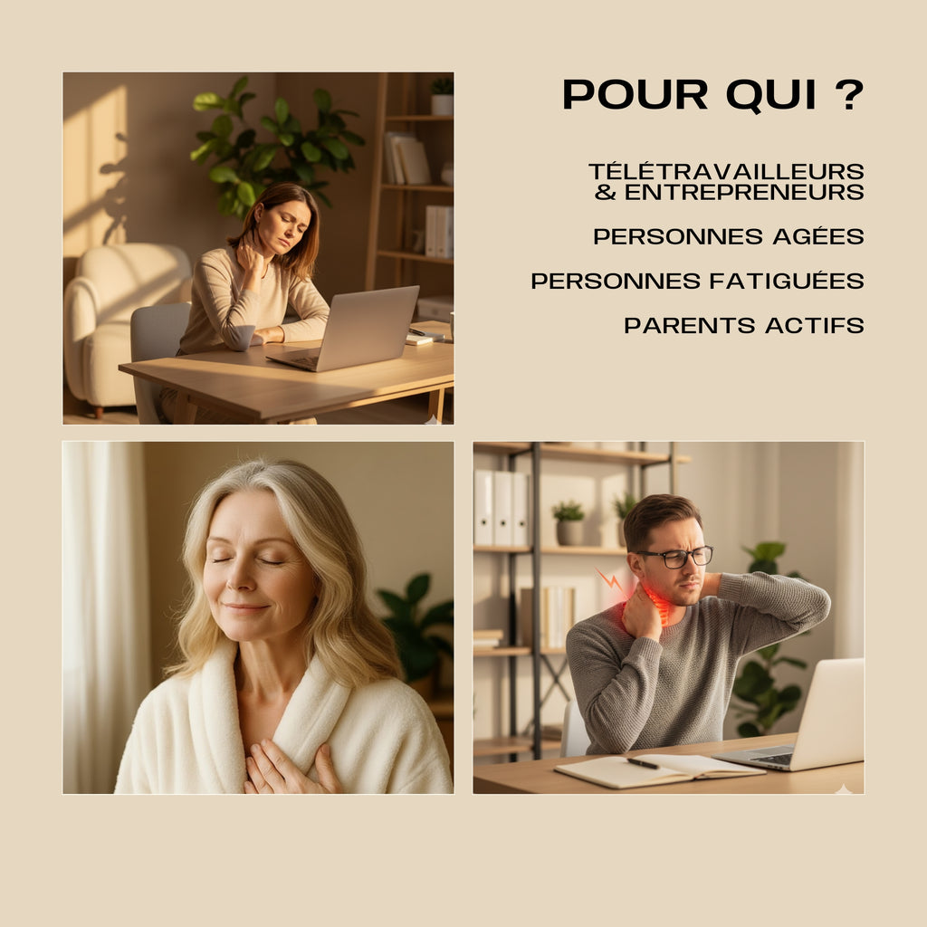 Coufy™ – Masseur de cou portable