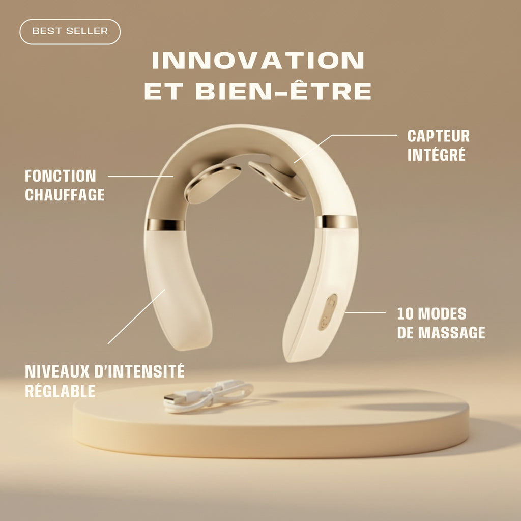 Coufy™ – Masseur de cou portable
