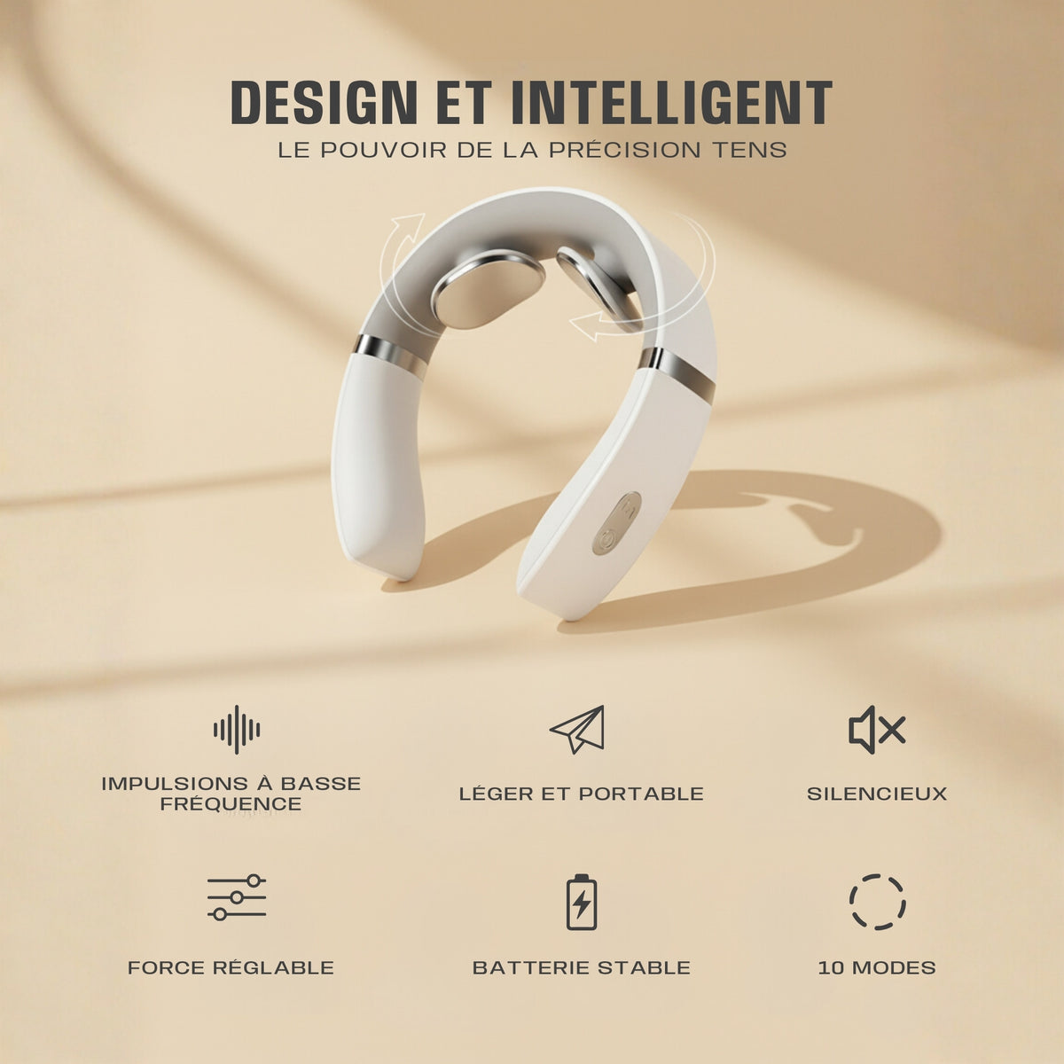 Coufy™ – Masseur de cou portable